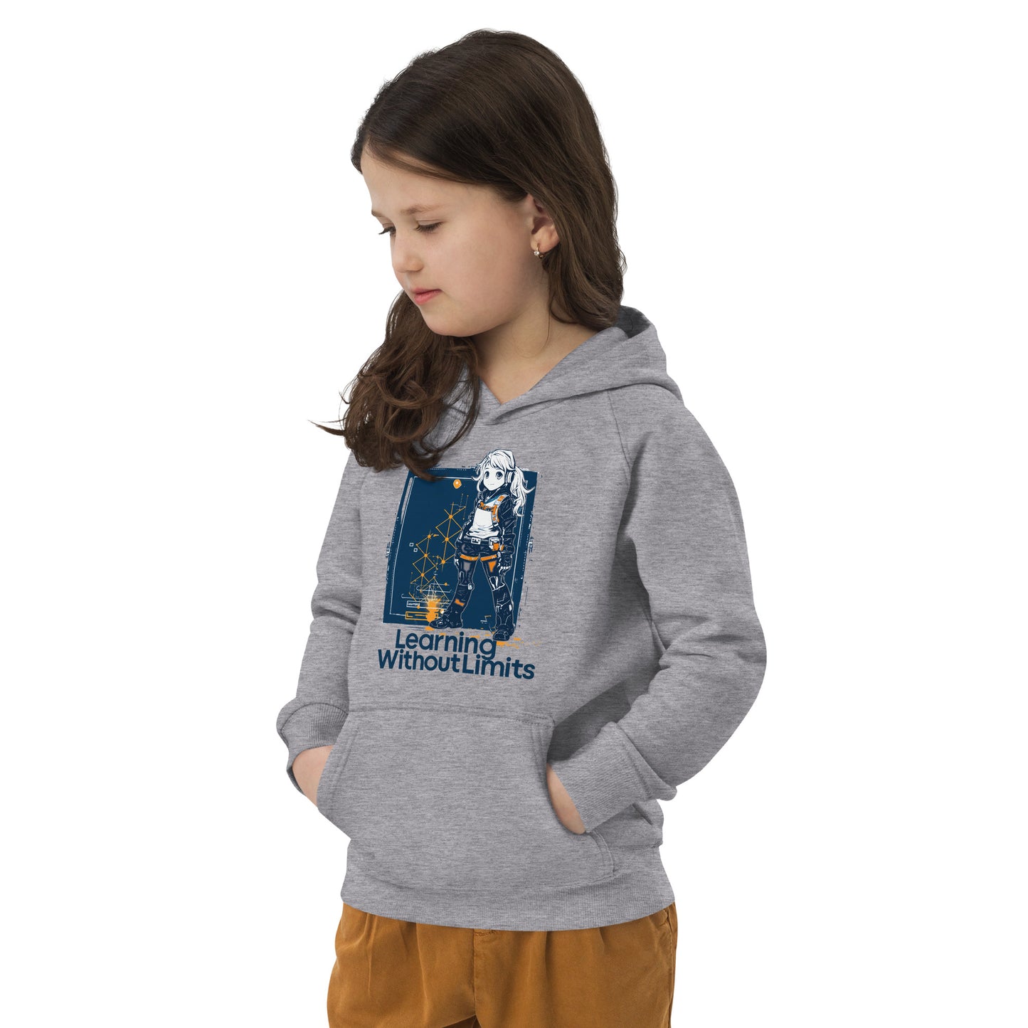 Hoodie "Learning Without Limits" Girls