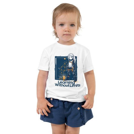 Toddler "Learning Without Limits" Girl Short Sleeve Tee