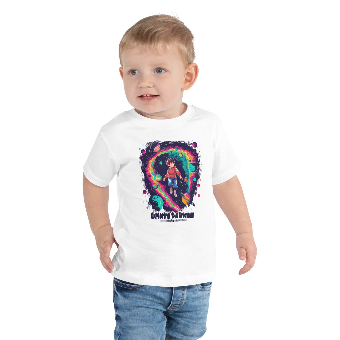 Toddler "Exploring The Unknown" Boy Short Sleeve Tee